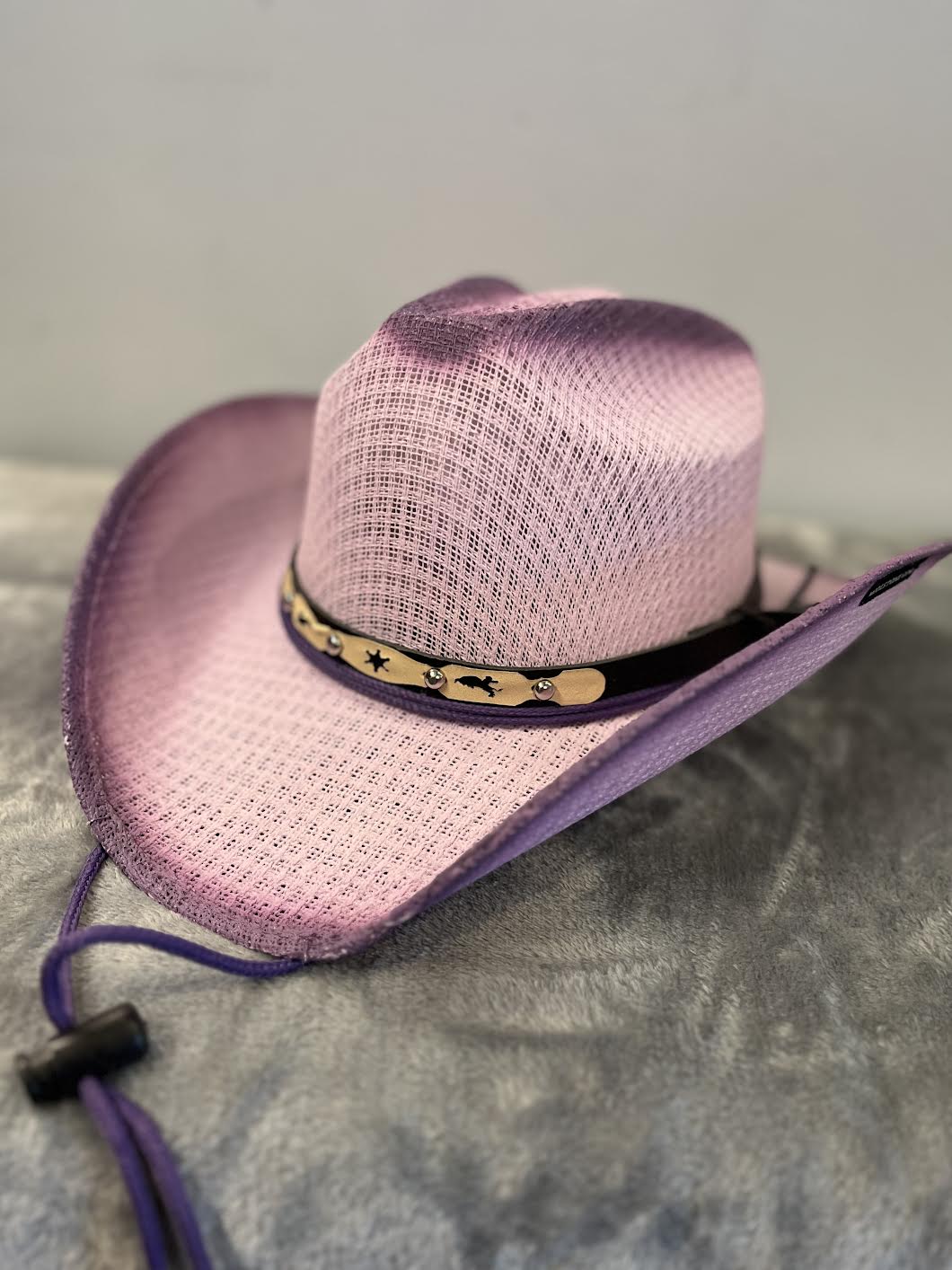 Modestone 2 Tone Cowboy Hat Purple Style 3335