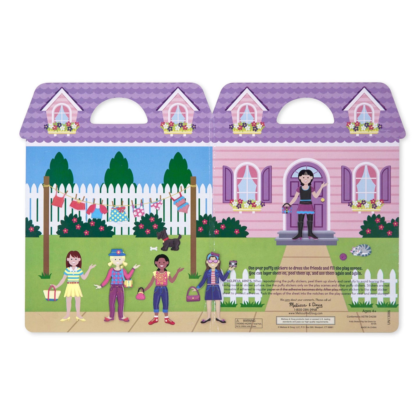 Reusable Puffy Stickers - Dress-Up Melissa and Doug