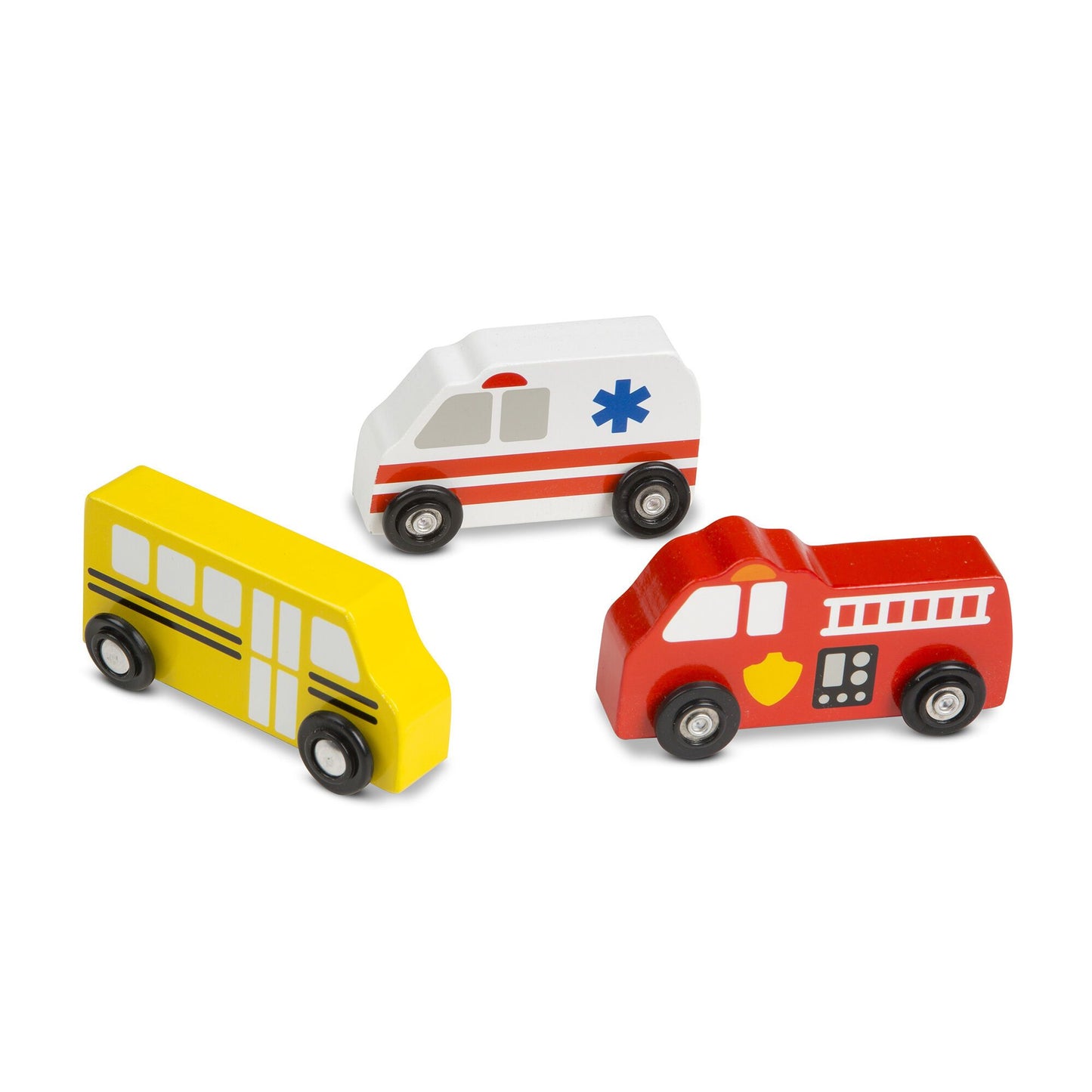 Wooden Town Vehicles Melissa and Doug