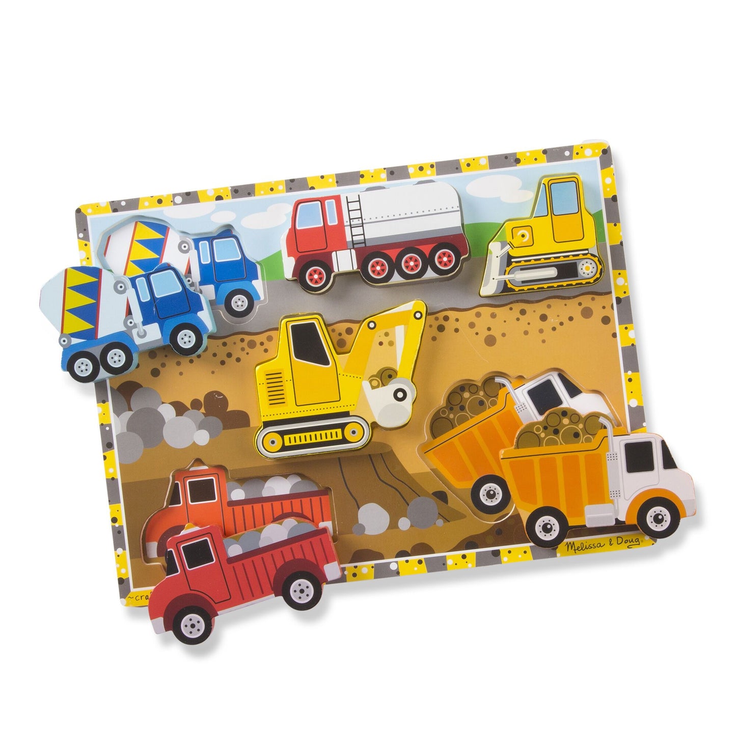 Construction Chunky Puzzle Melissa and Doug