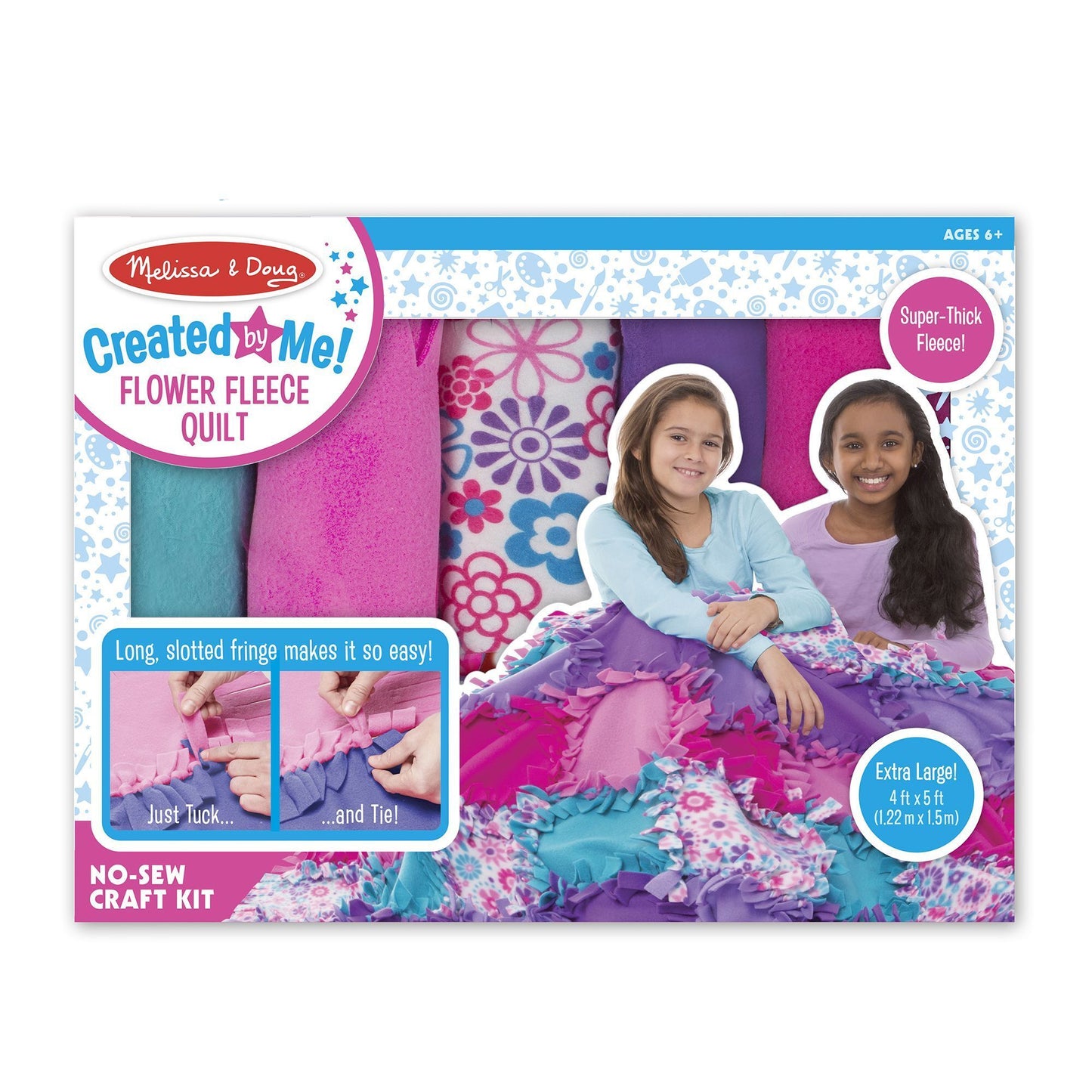 Created by Me - Flower Fleece Quilt Melissa and Doug
