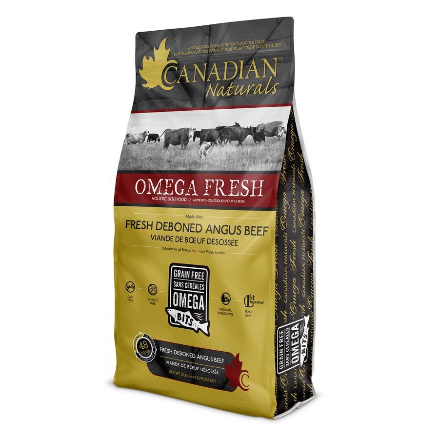 Canadian Naturals Omega Fresh Dog Deboned Angus Beef 4.4LB Dog Food Canadian Naturals