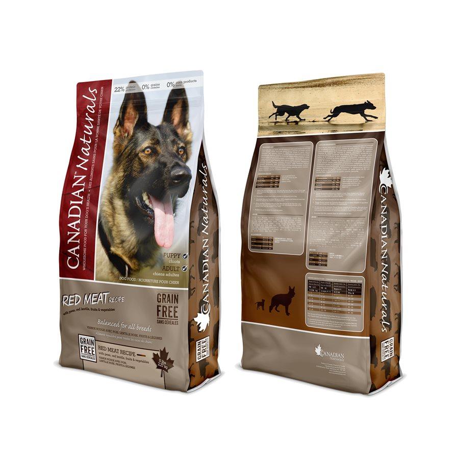 Canadian Naturals Value Series Dog Grain Free Red Meat 5LB Dog Food Canadian Naturals