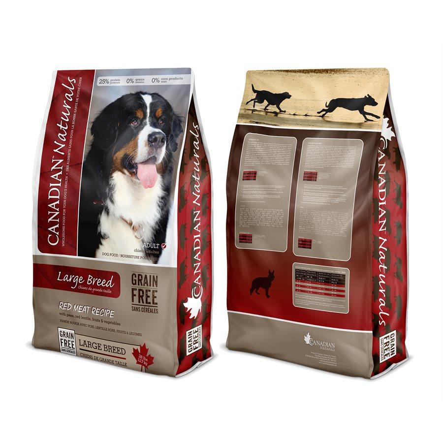 Canadian Naturals Value Series Large Breed Dog Grain Free Red Meat 28LB Dog Food Canadian Naturals