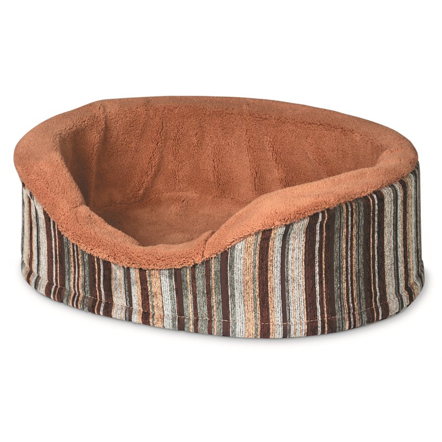 Petmate Aspen Antimicrobial Deluxe 18" Oval Cat Bed