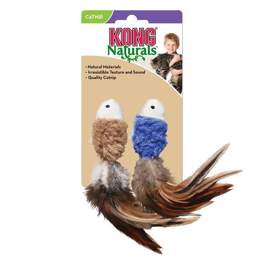 KONG Cat Naturals Crinkle Fish Cat Supplies KONG