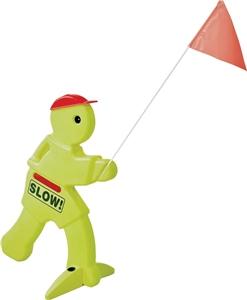 STEP2 864804 Visual Warning Signal, Fluorescent Green, For Driveway or Yard Playground Equipment Step2