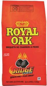 ROYAL OAK 192-273-021 Charcoal Briquettes, 16.6 lb Can Grill Accessories Royal oak enterprises