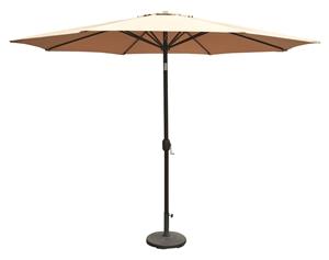 Seasonal Trends 69335 Patio Umbrella, 98.4 in H Pole, Olefin Fabric, Taupe Fabric, Aluminum Frame Outdoor Furniture Seasonal trends
