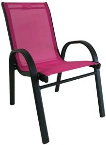 Santas Forest 50482 Kid Stack Chair, Pink Outdoor Furniture Santas forest