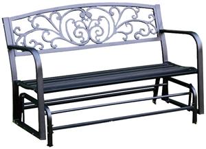 Seasonal Trends XG239 Glider Bench, Steel Frame Outdoor Furniture Seasonal trends