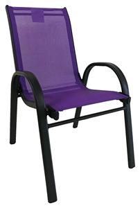 Santas Forest 50481 Kid Stack Chair, Purple Outdoor Furniture Seasonal trends