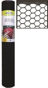 TENAX 206866 Poultry Fence, 3/4 x 3/4 in Mesh, 25 ft L, 3 ft W, Plastic Fencing Tenax