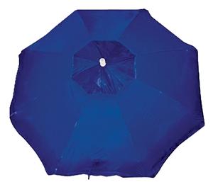 Rio Brands Essential Outdoor Umbrella, 6-1/2 Ft Pole H, 6-1/2 Ft Dia., Blue Outdoor Furniture Rio brands