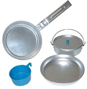 World Famous 102 Camping/Mess Kit, Aluminum, Bright Polished Camping & Outdoor World famous sales of