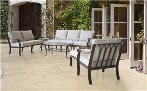 YORK OTTOMAN CUSHIONED ALUMINM Outdoor Furniture Seasonal trends