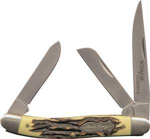 Uncle Henry 897UH Folding Pocket Knife, 2.8 in L Blade, 3-Blade Knives & Access Taylor brands