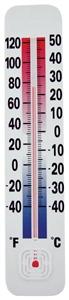 Thermor 5101 Jumbo Wall Thermometer, -40 to 120 deg F, Plastic Outdoor Thermometers & gauges Thermor