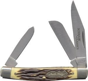 Uncle Henry 834UH Folding Pocket Knife, 2-1/2 in L Blade, 3-Blade Knives & Access Taylor brands