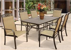Seasonal Trends T6R60UO3J33 Dining Table, Steel Outdoor Furniture Seasonal trends
