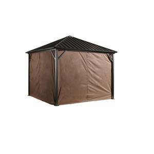 Sojag 999-6157369 Privacy Curtain w/Hooks, Polyester Fabric Outdoor Furniture Sojag