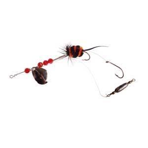 TACKLE SPNR NO6 RED/BLK/SLVR Lines & Accessories Amundson outdoor
