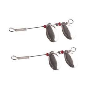 TACKLE SPNR DBL BLD MTL SLVR Baits & Lures Amundson outdoor