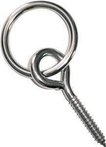 Multinautic International 15200 Ring Lag Mooring With Lag Screw, 2-1/2 in Dia x 4-1/2 in L x 4-1/2 in W Marine/Boats & Accessories Multi online distribution