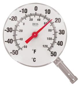 Thermor TR612 Dial Thermometer, -60 to 120 deg F Outdoor Thermometers & gauges Thermor
