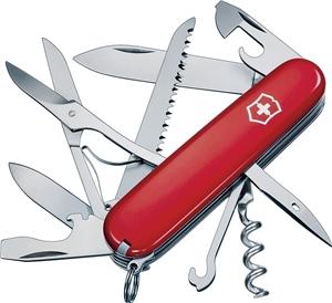 Victorinox 56201 Huntsman Medium Pocket Knife, 15 Tool, 15 Function, 4 in L x 0.8 in H, ABS/Cellidor Knives & Access Victorinox swiss army