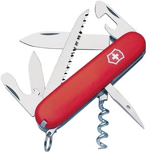 Victorinox 56301 Camper Medium Pocket Knife, 13 Tool, 13 Function, 4 in L x 0.7 in H, ABS/Cellidor/Stainless Steel Knives & Access Victorinox swiss army