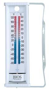 Thermor TR611 Thermometer, -80 to 120 deg F, Aluminum, White Outdoor Thermometers & gauges Thermor
