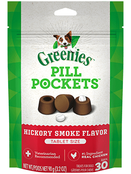 Greenies Pill Pockets Hickory Smoke Flavour Tablet Size 3.2oz