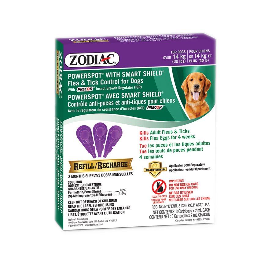 Zodiac SS Powerspot Dog Over 30lb Refill Dog Supplies Zodiac