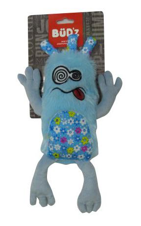 Bud'z Igor Plush Monster Dog Toy with Floral Pattern - Blue 12in KB Depot Express