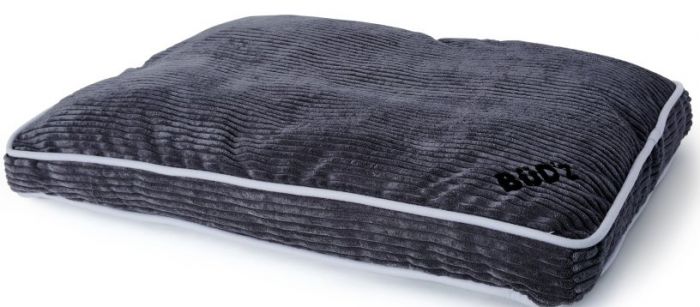 Bud-Z Corduroy Bed Grey Dog 35x23in