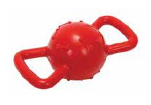 Bud'z Rubber Ball with Handles 3.5in Red KB Depot Express