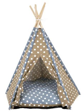 Bud-Z Polka Dot Cat/Dog Tent 26x25in