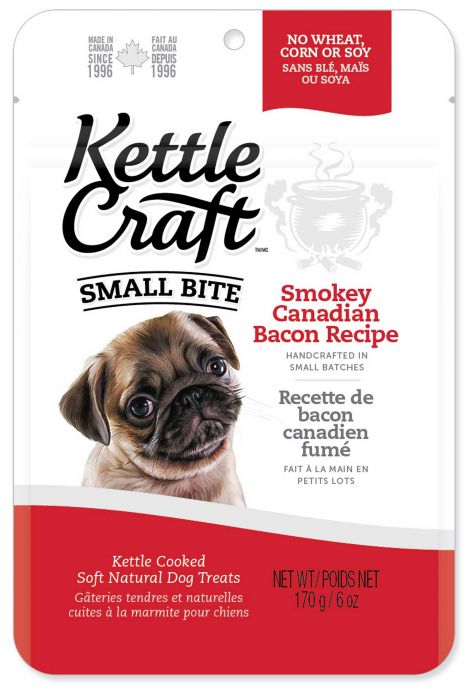 Kettle Craft Smokey Canadian Bacon Small Bite Dog 170G