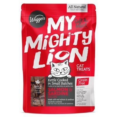 Waggers My Mighty Lion Salmon 75g Cat Supplies Waggers Pet Products