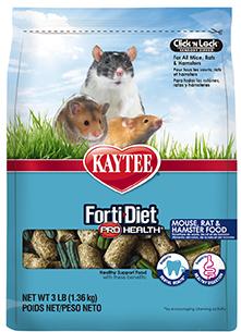 Kaytee Forti Diet Pro Health Mouse Rat Hamster 3lb KB Depot Express