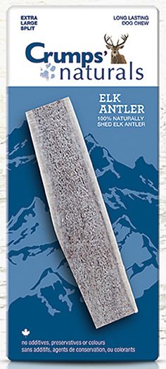 Crumps XLarge Split Elk Antler Natural Flavour