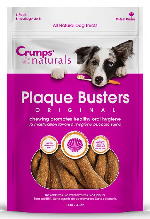 Crumps Plaque Busters Dog 1X8PC 7IN