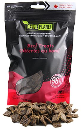 Define Planet Gently Air Dried Beef Dog Treats