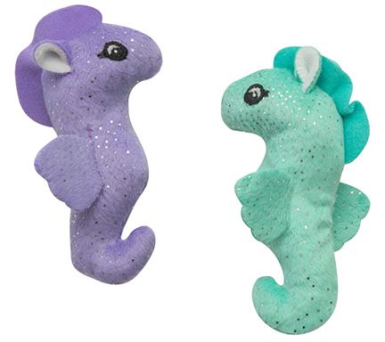 Snugarooz Kitty Seahorse 2 pk with Catnip Cat Toy