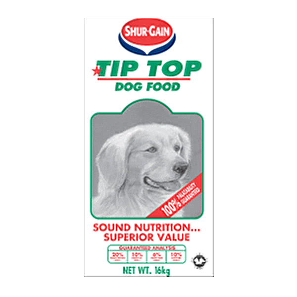 Tip Top Dog Food 16kg Dog Food KB Depot Express