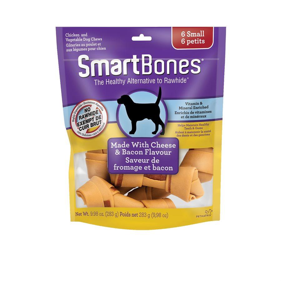Spectrum SmartBones Bacon & Cheese Small 6 Pack Dog Supplies Spectrum Brands