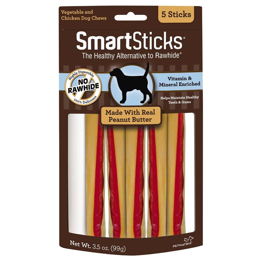 Spectrum Smart Sticks Peanut Butter 5 Pack Dog Food Spectrum Brands