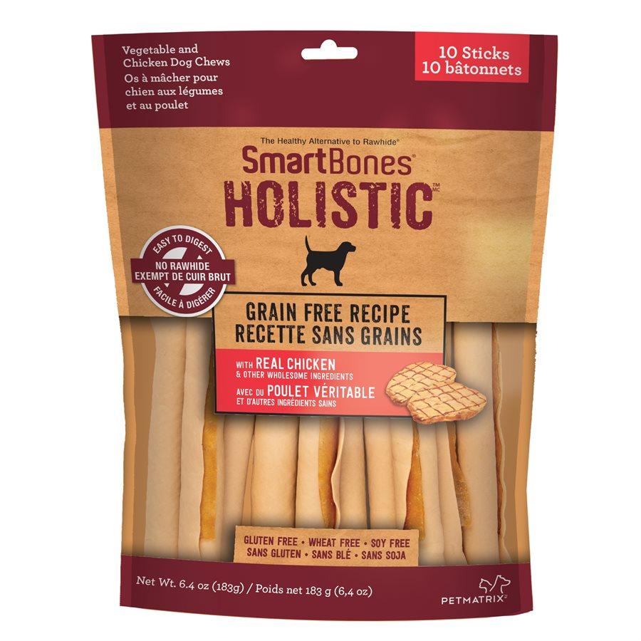 Spectrum SmartBones Holistic Grain Free Sticks 10 Pack Dog Supplies Spectrum Brands