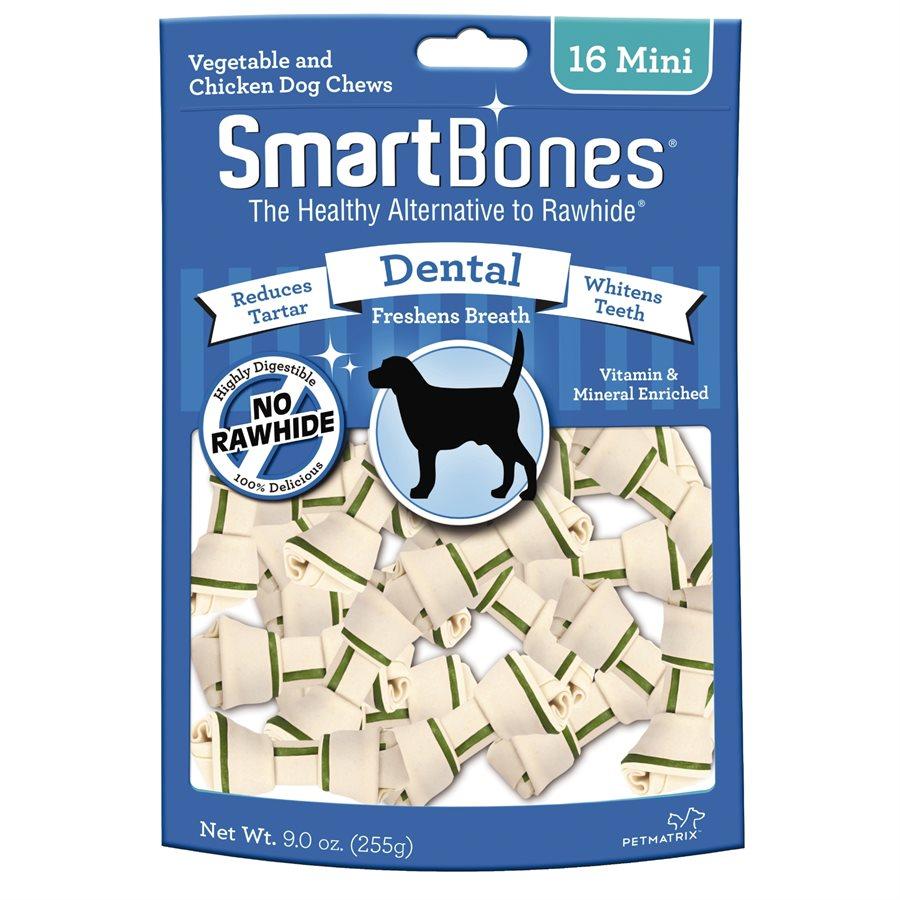 Spectrum Smart Bones Dental Mini 16 Pack Dog Food Spectrum Brands